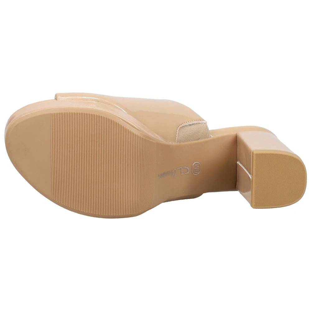 CL By Laundry Get On Platform Block Heel Sandals 5