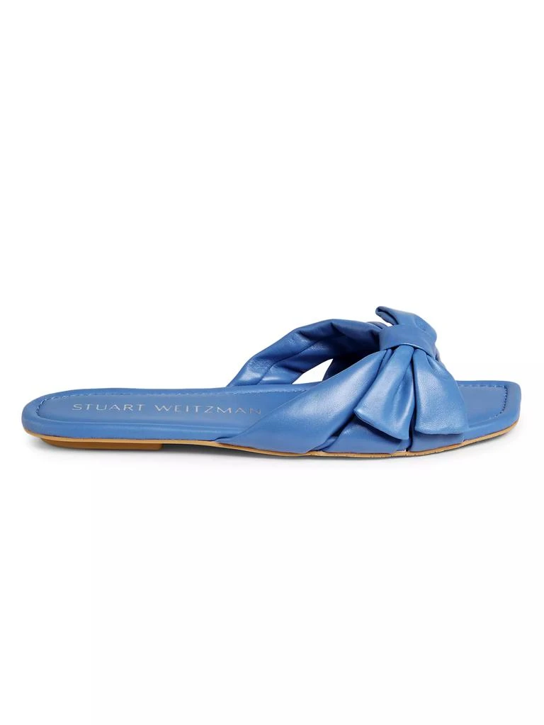 Stuart Weitzman Sofia Leather Slides 1