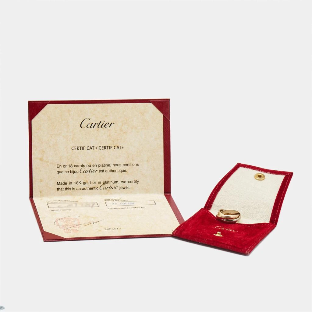 Cartier Cartier Trinity 18k Three Tone Gold Ring Size 50 7