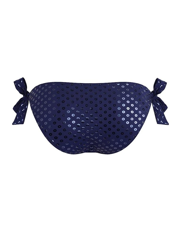 Vilebrequin Flamme Relief Glitter Stretch Jersey Side-Tie Bikini Bottom 3