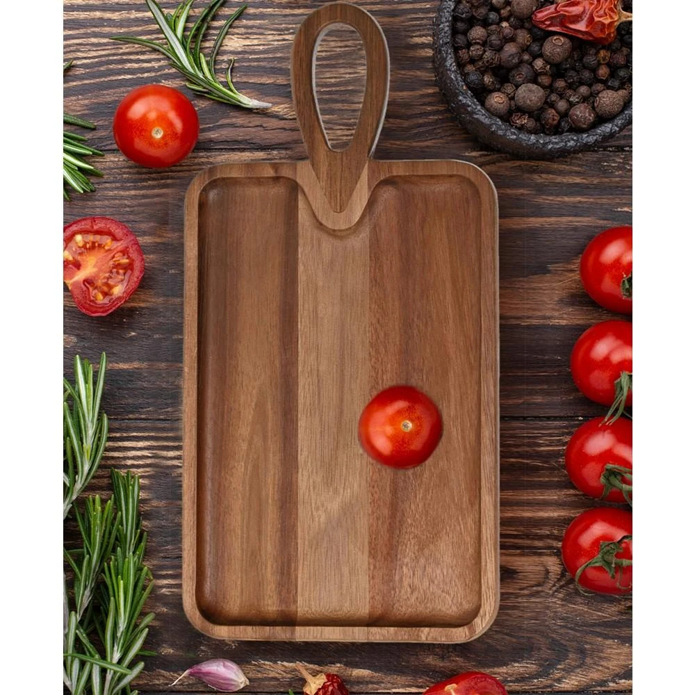 American Atelier Acacia Wood Cutting Board with Handle 4