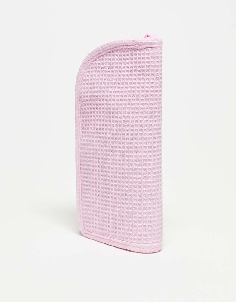 Flat Lay Company The Flat Lay Co. x ASOS Exclusive Standing Makeup Brush Case - Pink Waffle