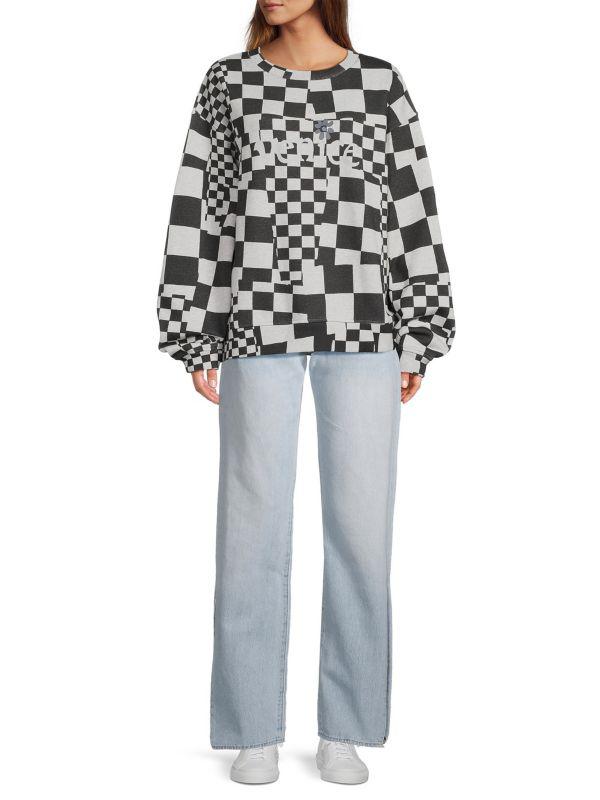 ERL Venice Checked Cotton Sweater