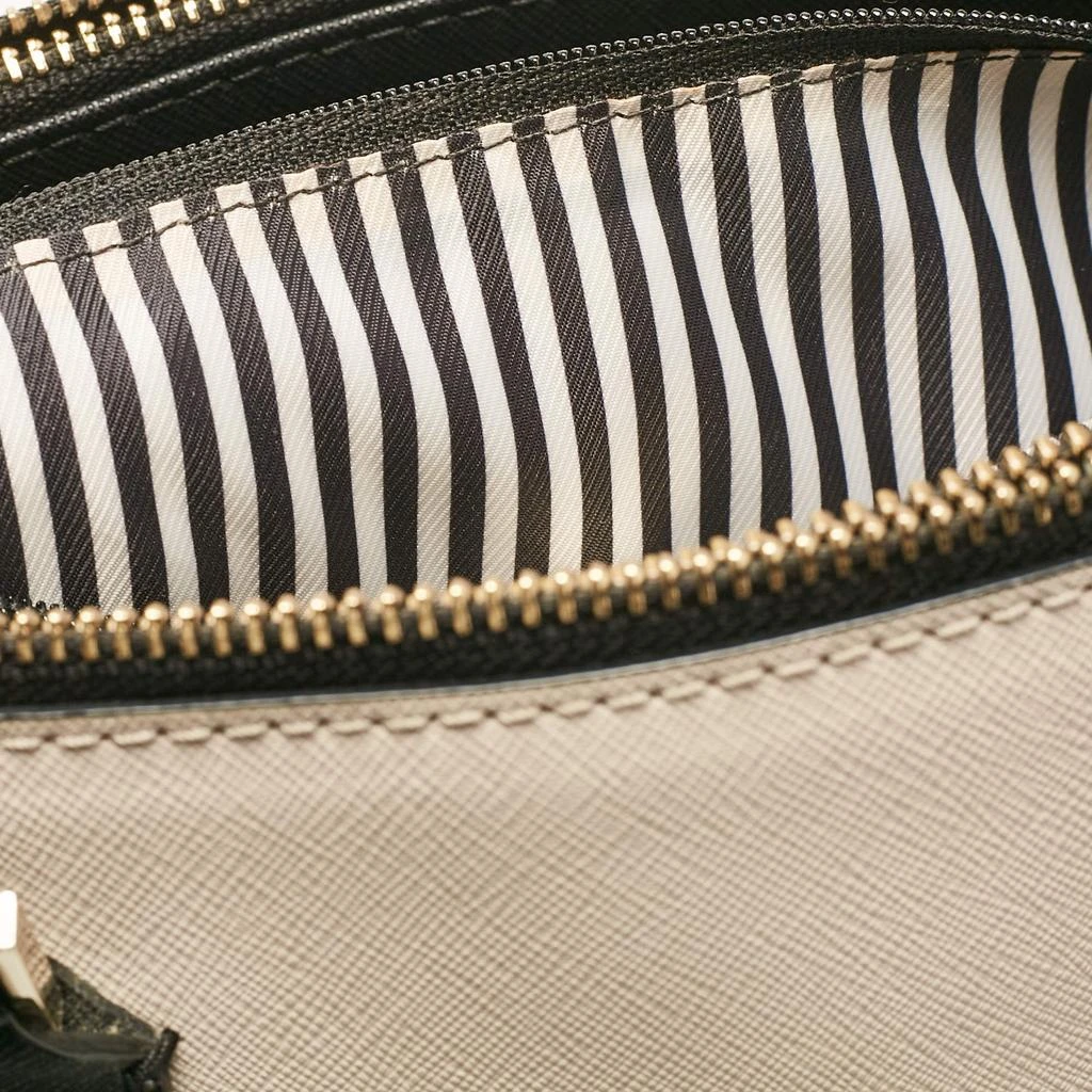 Kate Spade Kate Spade Black/Cream Leather Cameron Street Teegan Top Handle Bag 18