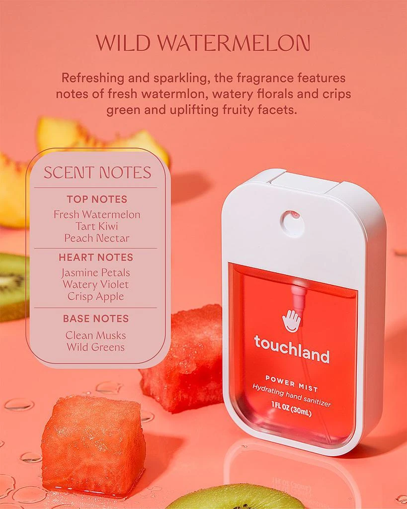 Touchland Power Mist Hydrating Hand Sanitizer 1 oz., Wild Watermelon 4