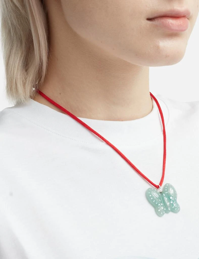 Sandy Liang Jade Butterfly Necklace 3
