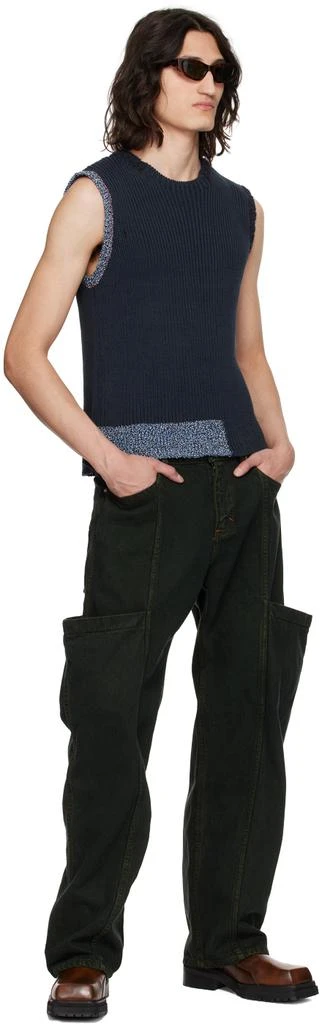 Eckhaus Latta Green Pocket Jeans 4