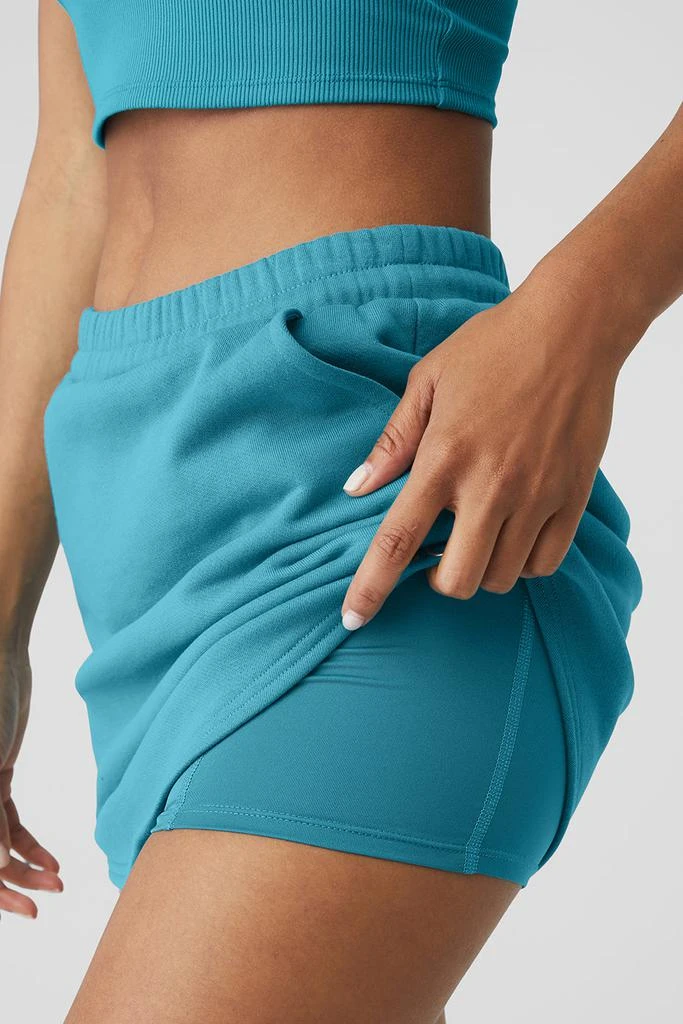 Alo High-Waist Accolade Skirt - Blue Splash 4