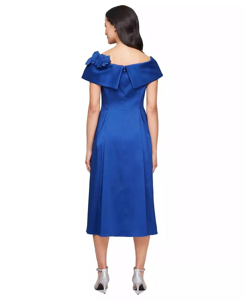 Alex Evenings Women's Floral-Appliqué Midi Dress 2