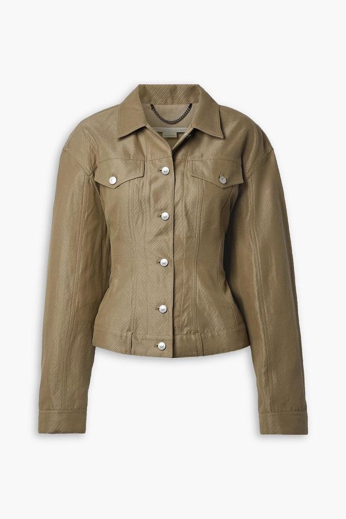 STELLA MCCARTNEY Cotton and linen-blend jacket