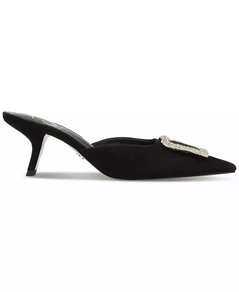 Sam Edelman Women's Brit Embellished-Buckle Dress Mules 2