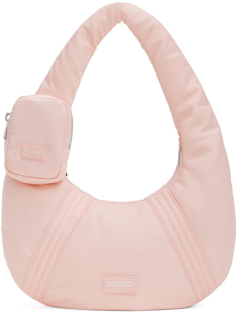 Kenzo Pink Kenzo Paris 'KENZOGO' Shoulder Bag