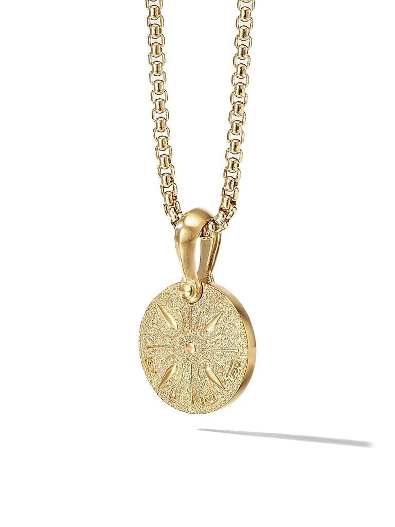 David Yurman Petrvs Lion Amulet in 18K Yellow Gold, 18.5MM 2