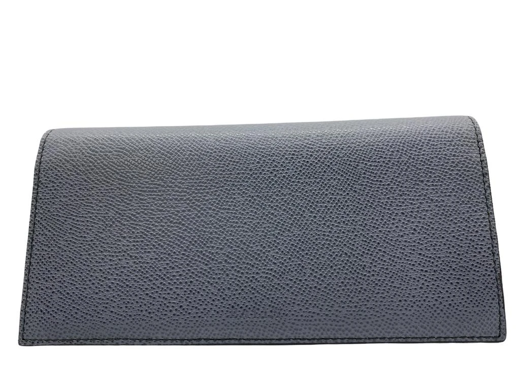 Bally Mialiro Men's 6216396 Dark Grey Leather Embossed Wallet 4