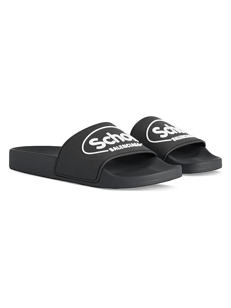 Balenciaga I Scholl Pool Slide Sandals 2