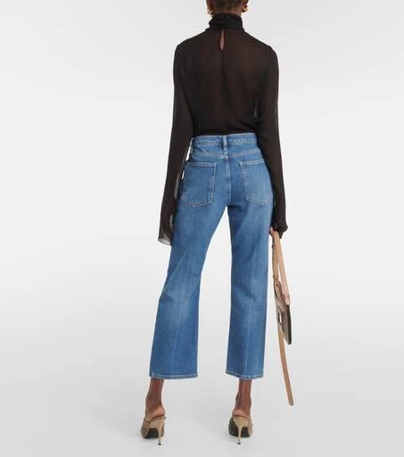 FRAME 70's cropped bootcut jeans 3