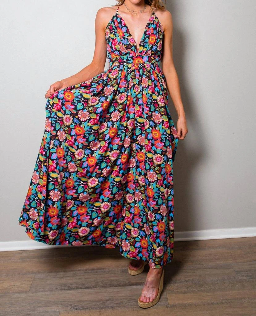 Sweet Generis Sweet Generis - Plenty Of Petals Floral Maxi Dress 3