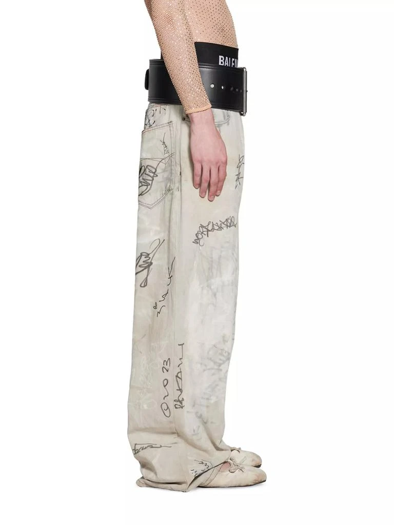 Balenciaga Graffiti Baggy Pants 5