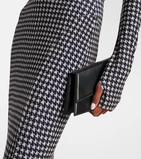 Norma Kamali Houndstooth gown 5