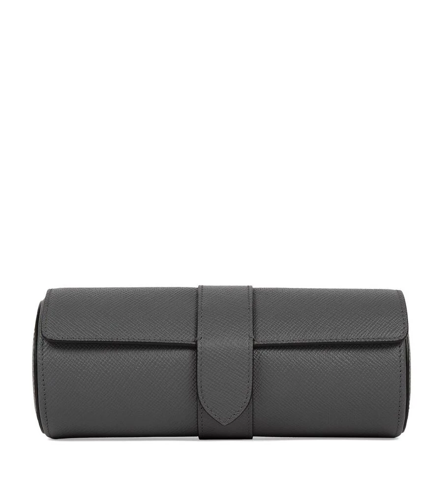 SMYTHSON Leather Panama Watch Roll 1