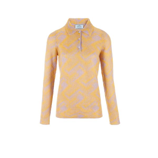 Prada Wool-blend polo neck jumper