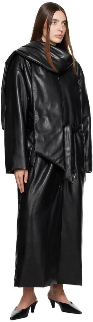 Nanushka Black Amelie Vegan Leather Coat 5
