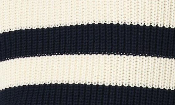 French Connection Mozart Stripe Half Zip Sweater Vest 3