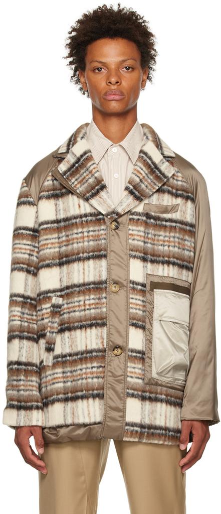 Shop Multicolor Paneled Jacket on Sale at BeyondStyle – Get 60