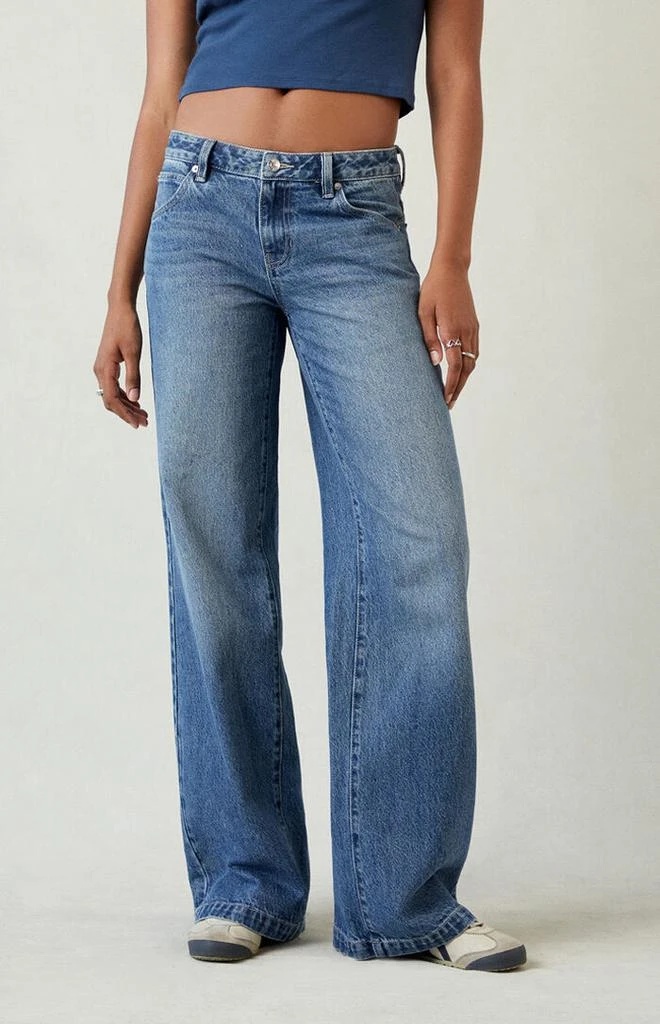 PacSun Casey Low Rise Baggy Jeans Indigo 2