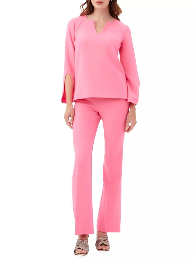 Trina Turk Fathom Bell-Sleeve Top 2