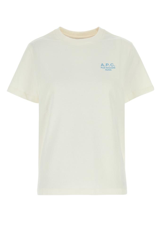A.P.C. White cotton t-shirt