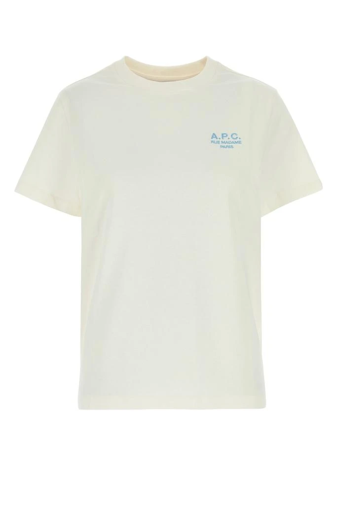 A.P.C. White cotton t-shirt 1