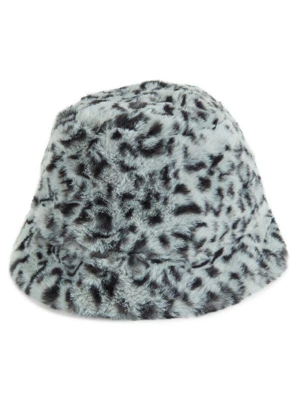 Eugenia Kim Charlie Leopard Print Faux Fur Bucket Hat 2