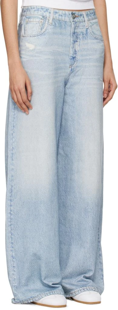 Rag & Bone Blue Miramar Terry Sofie Ankle-Length Lounge Pants 2
