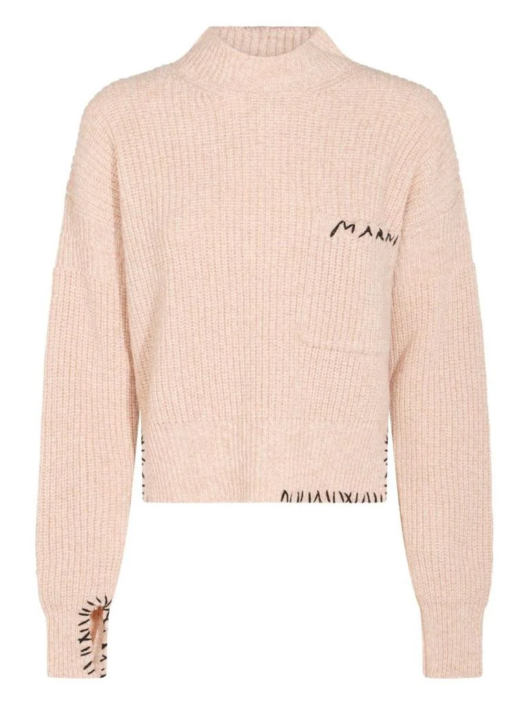 Marni Marni Pink Virgin Wool Sweater 1