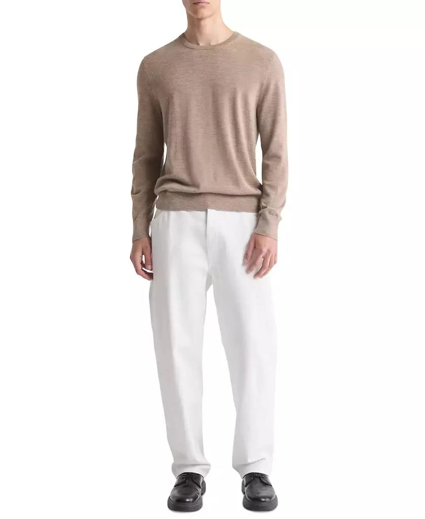 Calvin Klein Men's Extra Fine Merino Wool Blend Sweater 4