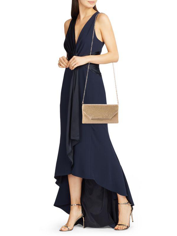 La Regale Crystal Embellished Convertible Clutch