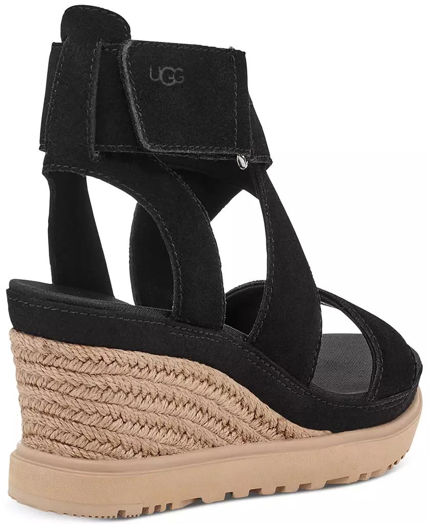 UGG® Women's Ileana Ankle-Strap Espadrille Platform Wedge Sandals 7