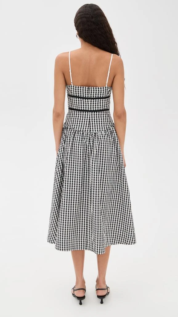 For Love & Lemons Georgia Gingham Midi Dress 2