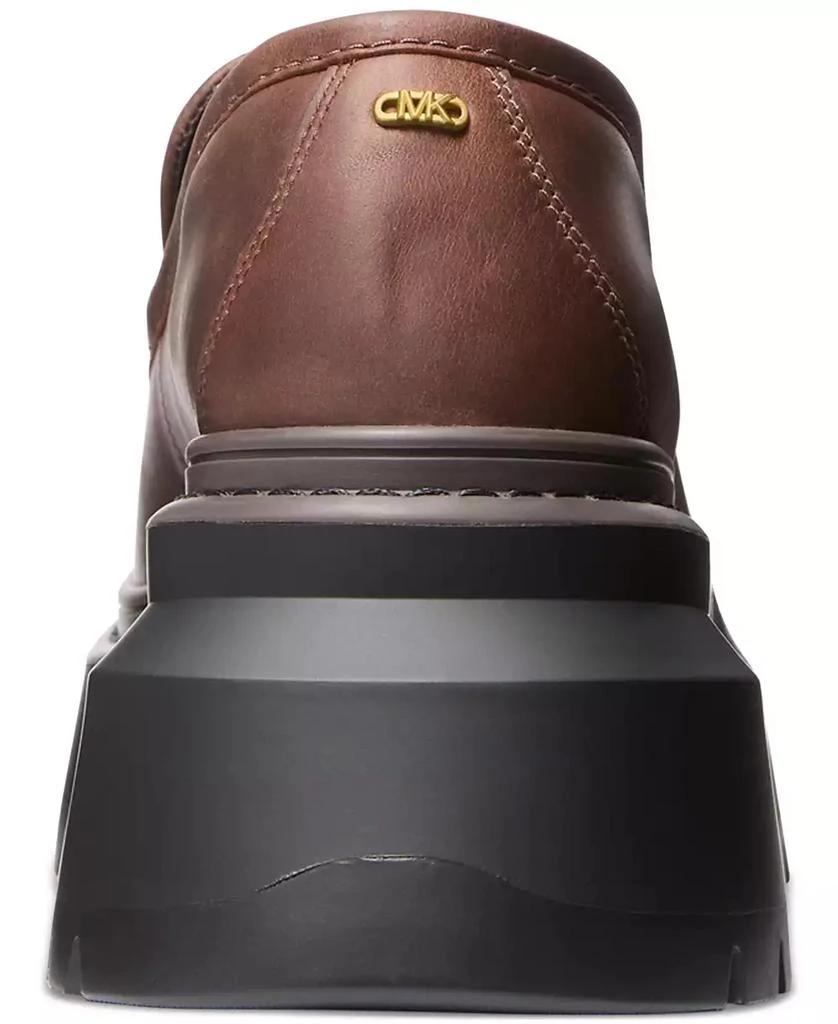 Michael Kors Women's Shiloh Leather Lug Loafers 3