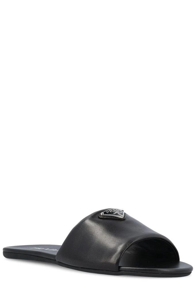 Prada Prada Triangle-Logo Slip-On Sandals 2