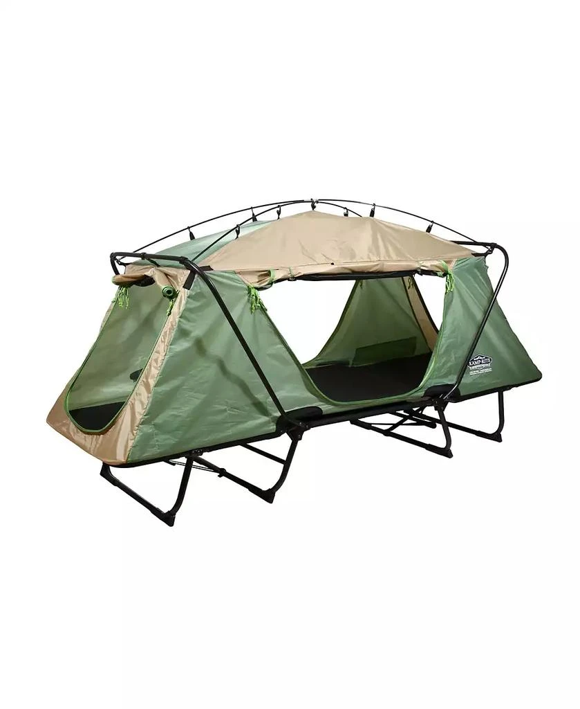 Kamp-Rite Oversize Portable Versatile Cot, Chair, 
Tent, Green/Tan (2 Pack) 6