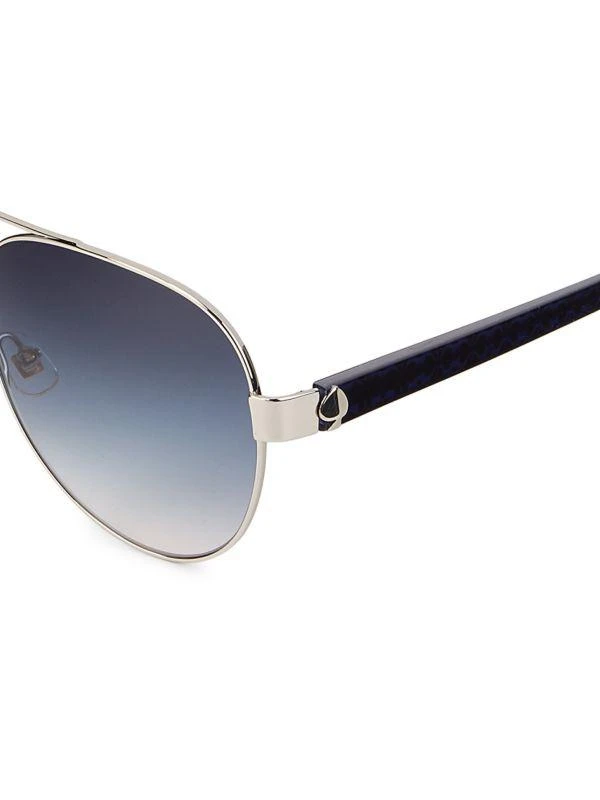 kate spade new york 59MM Aviator Sunglasses 3