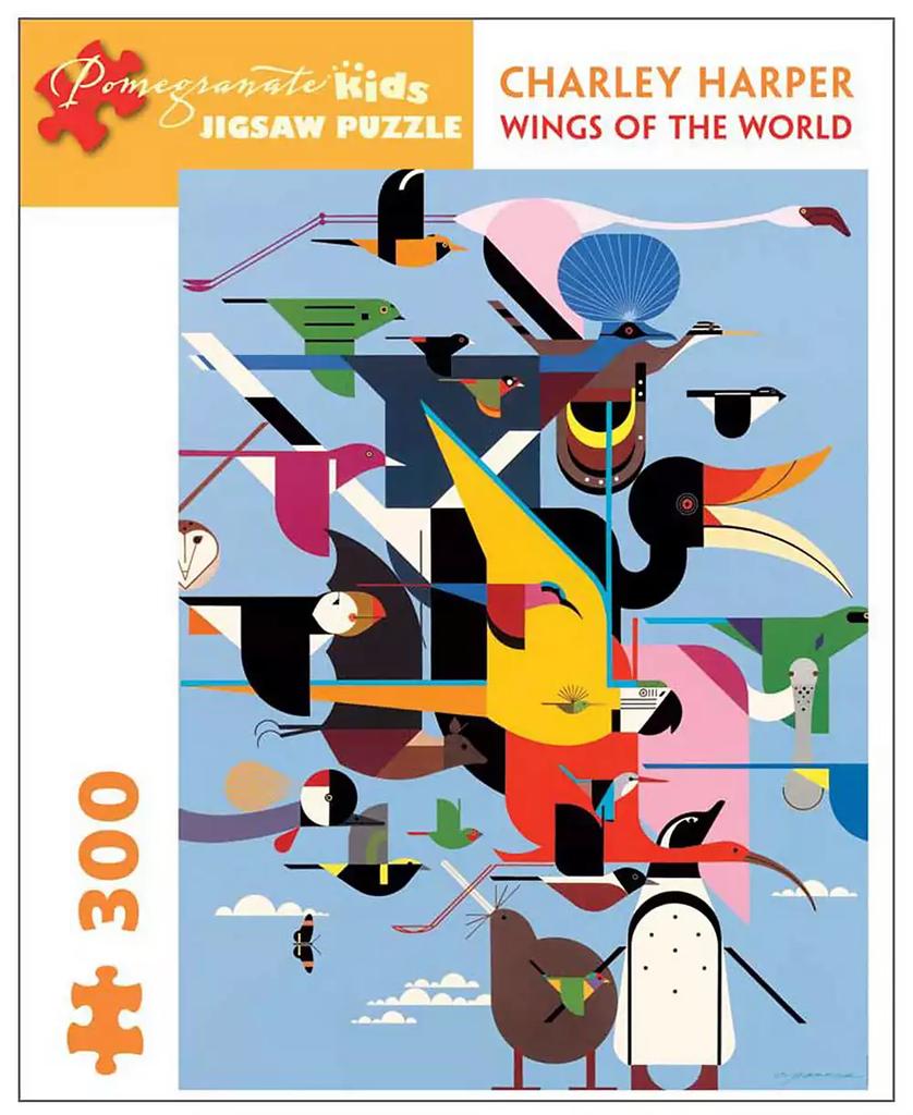 Crayola Charley Harper - Wings of the World Jigsaw Puzzle- 300 Pcs