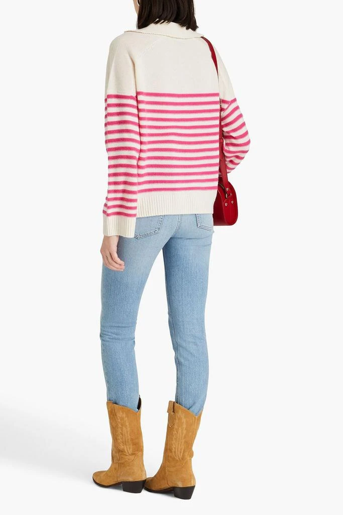 Maje Striped cashmere sweater 3