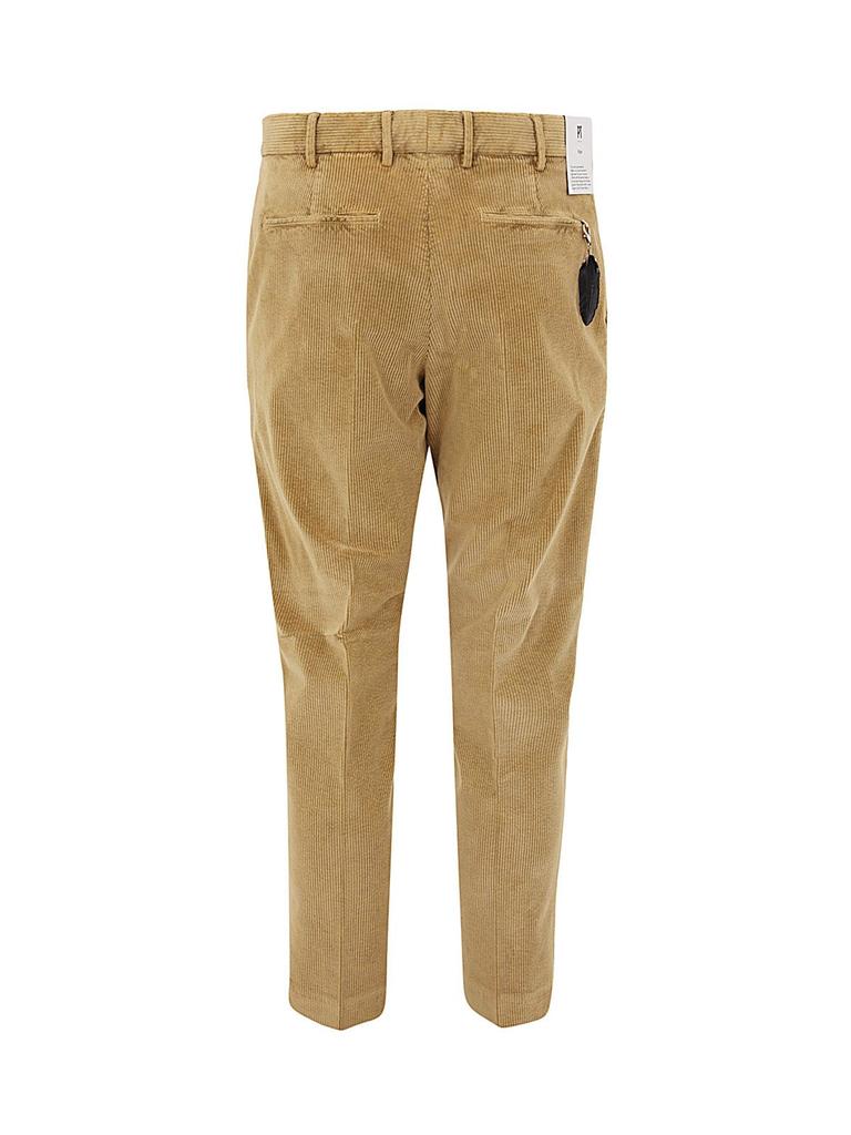 PT01 PT Torino Straight-Leg Corduroy Detail Trousers