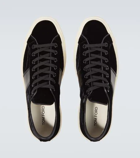 Tom Ford Cambridge velvet sneakers 4