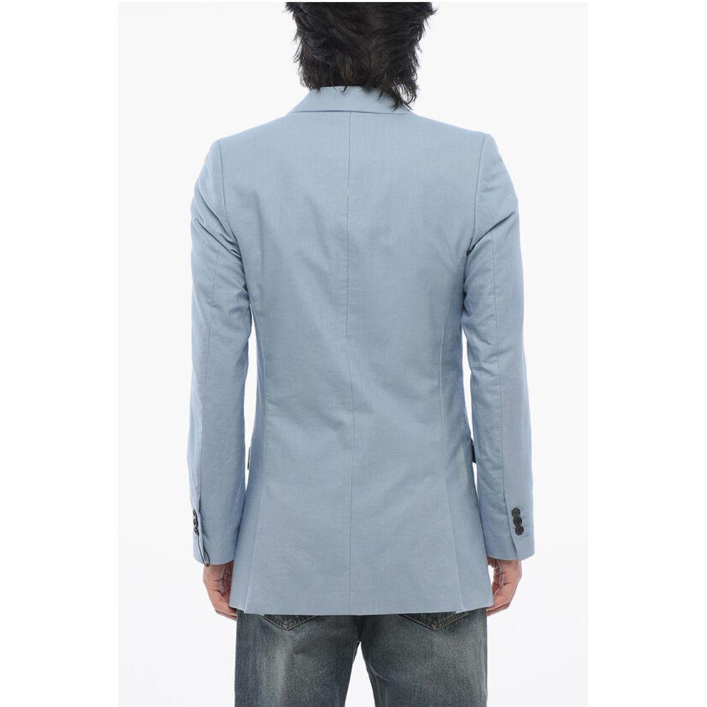 Viktor & Rolf Twill Cotton Slim Fit Blazer with Flap Men's Pockets