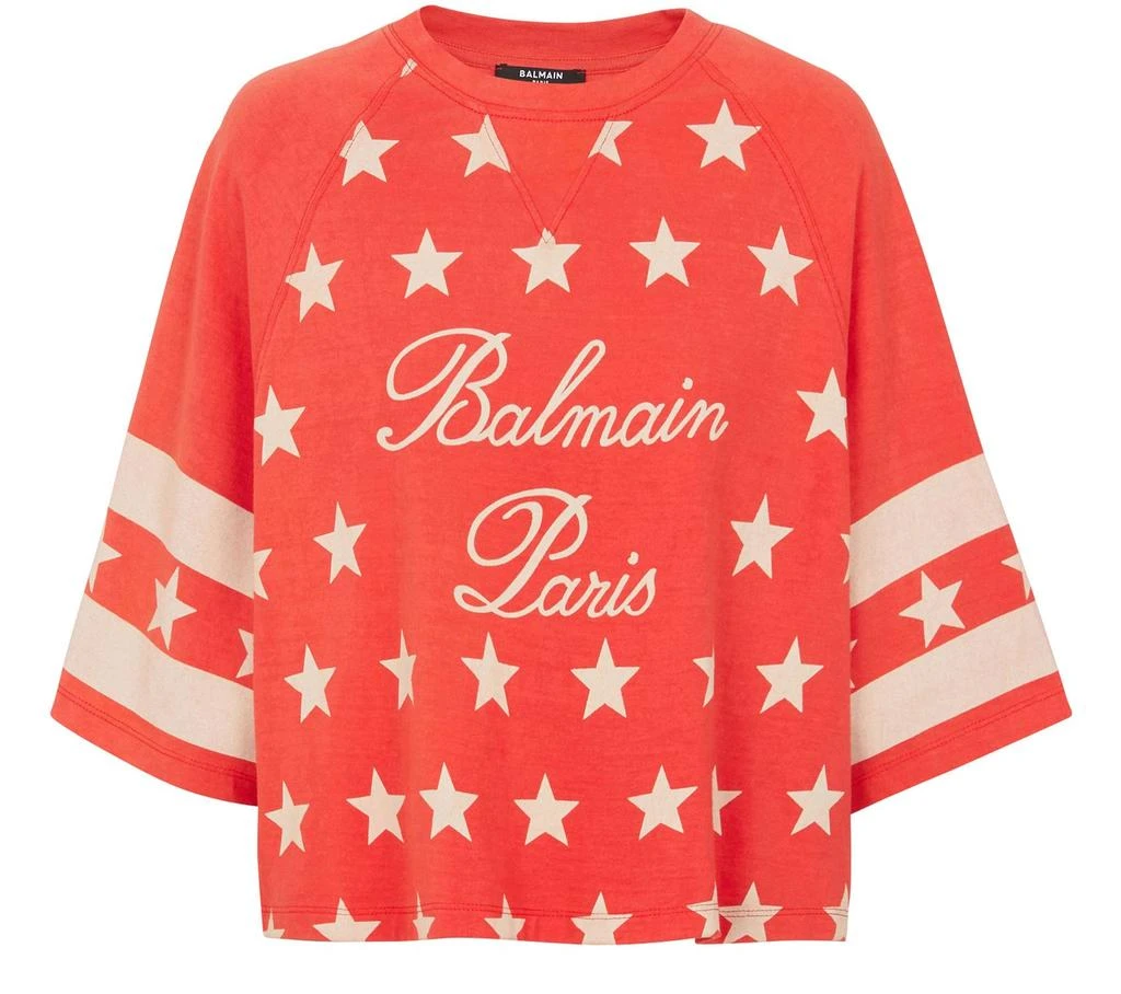 Balmain Balmain Signature Stars T-Shirt 1
