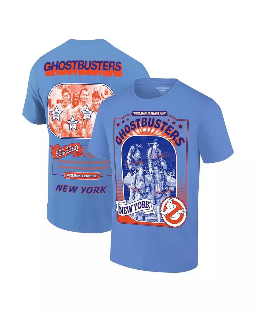 Ripple Junction Men's Royal Ghostbusters New York Baseball T-Shirt